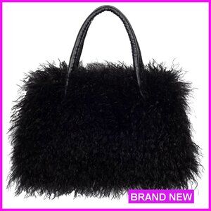 Soft Faux Fur Tote Bag for Women Travel Shopping Everyday Use